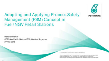 Adapting And Applying Process Safety Management (PSM .