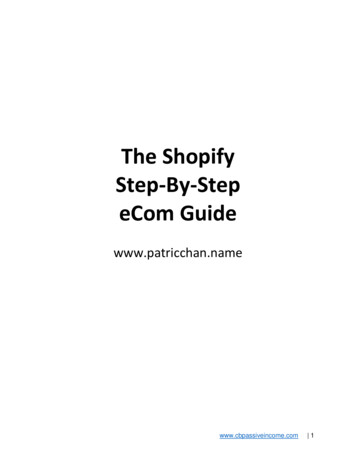 The Shopify Step-By-Step ECom Guide