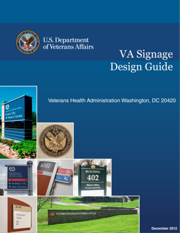 VA Signage Design Guide