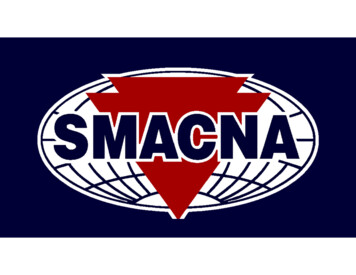 SMACNA Technical Service - UTAH ASHRAE