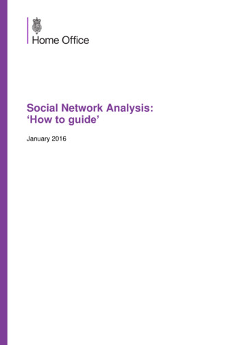 Social Network Analysis: How To Guide - GOV.UK