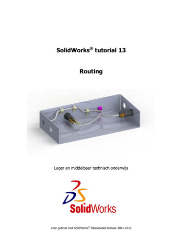 SolidWorks Tutorial 13 Routing - Bayanbox.ir