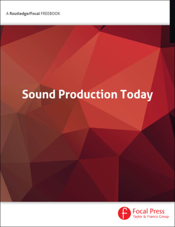 Sound Production Today - Routledge