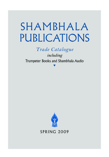 SHAMBHALA PUBLI CATIONS