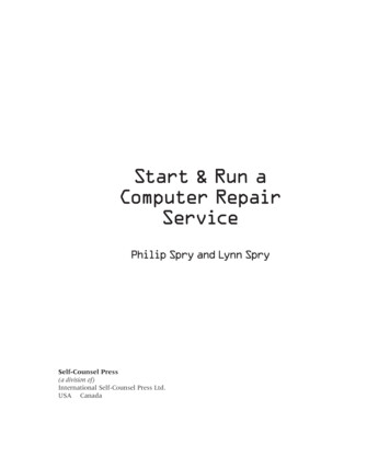 Start & Run A Computer Repair Service - Self-Counsel