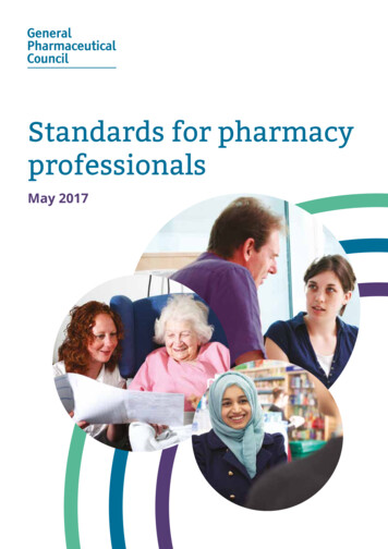 Standards For Pharmacy Professionals
