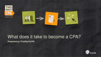 What Does It Take To Become A CPA?