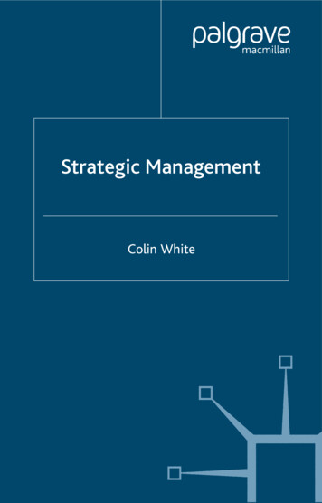 Strategic Management - Dr-ama 