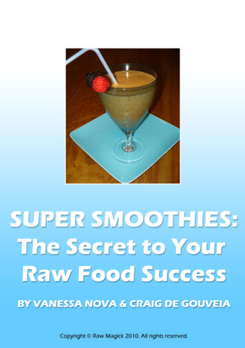 SUPER SMOOTHIES: The Secret To Your Raw Food Success