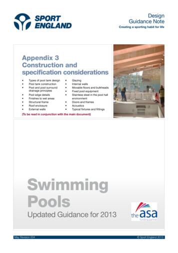 Appendix 3 Construction And Specification Considerations