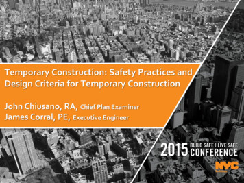 Temporary Construction: Safety Practices And Design .