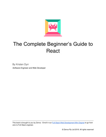 The Complete Beginner’s Guide To React