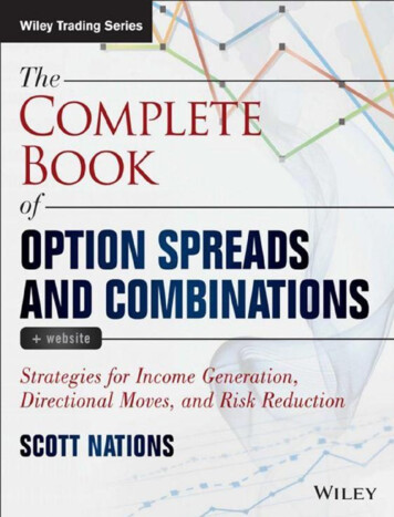 THE COMPLETE BOOK OF OPTION SPREADS AND - DropPDF