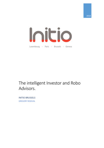 The Intelligent Investor And Robo Advisors.
