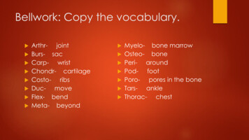 Bellwork: Copy The Vocabulary. - Weebly