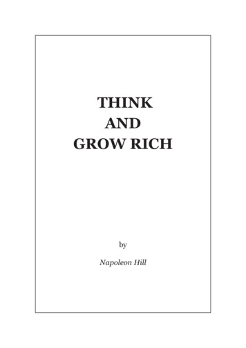 Think And Grow Rich - WordPress 