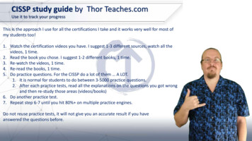 CISSP Study Guide By Thor Teaches