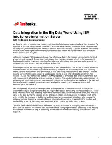 Data Integration In The Big Data World Using IBM .