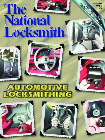 The National Locksmith - Securitylaboratories 