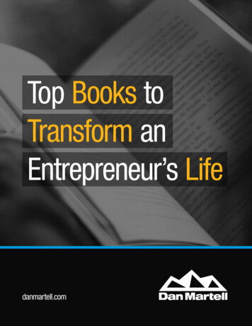 Top Books To Transform An Entrepreneur’s Life