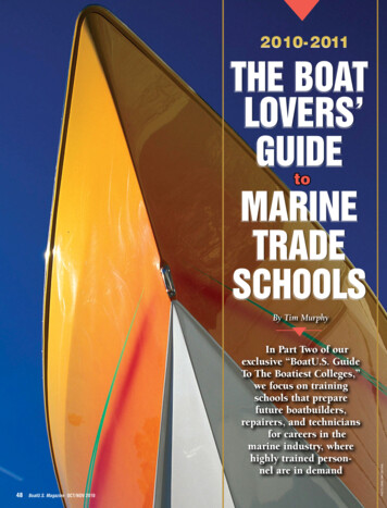2010-2011 The BoaT Lovers’ Guide