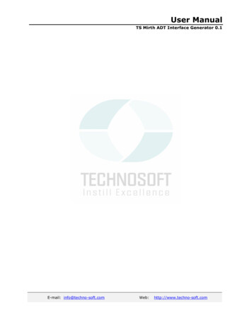 User Manual - Technosoft