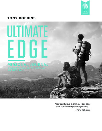 TOTAL ULTIMATE EDGE - Tony Robbins