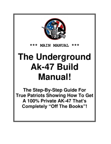 The Underground AK-47 Build Manual