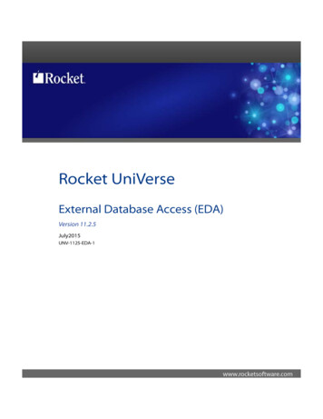 UniVerse External Database Access User Guide