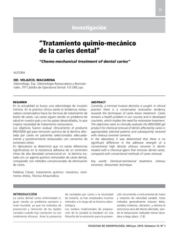 Tratamiento Quimio-mecánico De La Caries Dental
