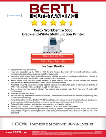 Xerox WorkCentre 5330 Black-and-White Multifunction Printer