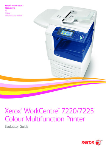 Xerox WorkCentre 7200 Series Multifunction Printer