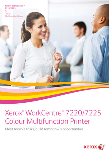 Xerox WorkCentre 7220/7225 Colour Multifunction Printer