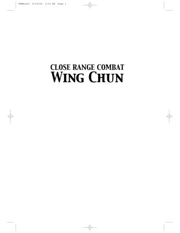 CLOSE RANGE COMBAT Wing Chun - WordPress 
