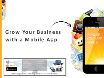 Grow Your Business With A Mobile App