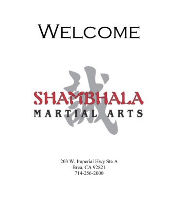 Welcome [ Shambhalamartialarts ]
