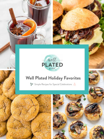 Well Plated Holiday Favorites