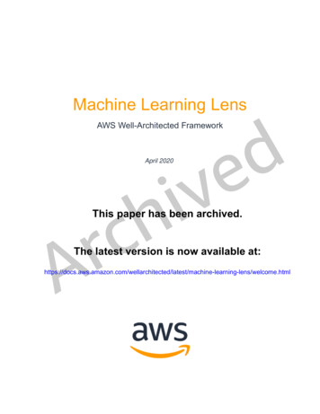 Machine Learning Lens