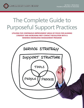 The Complete Guide To Purposeful Support Practices