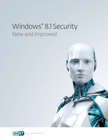 Windows 8.1 Security - ESET