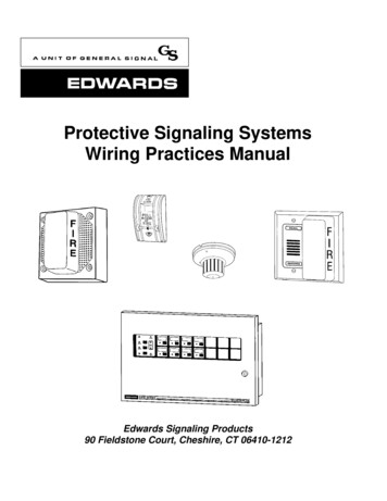 Protective Signaling Systems Wiring Practices Manual
