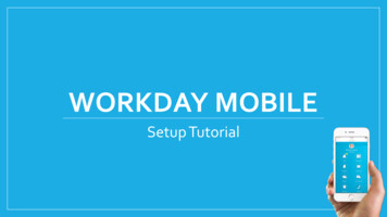 Workday Mobile Tutorial - Weebly