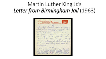 Martin Luther King Jr.’s Letter From Birmingham Jail (1963)