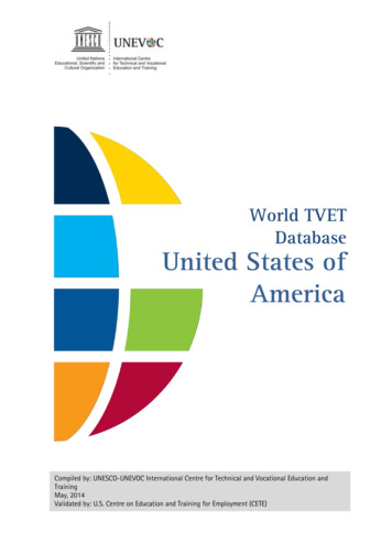 World TVET Database United States Of America
