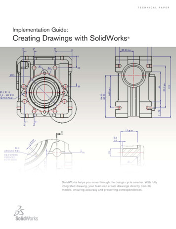 Implementation Guide: Creating Drawings With SolidWorks