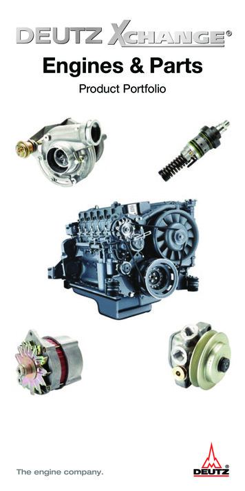 Engines & Parts - DEUTZ USA