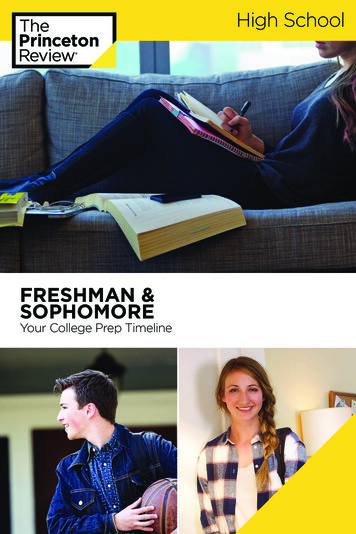 FRESHMAN & SOPHOMORE - Princeton Review