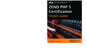 Php Architect’s ZEND PHP 5 Certification