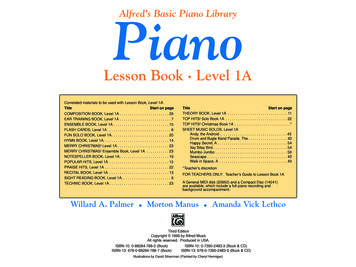 Alfred’s Basic Piano Library Piano - Alfred Music