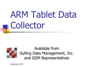 ARM Tablet Data Collector Features - Environmental-Expert 
